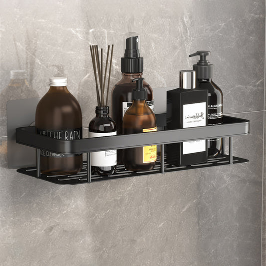 Modern Black Aluminum Wall Shelf
Bathroom Storage Organizer