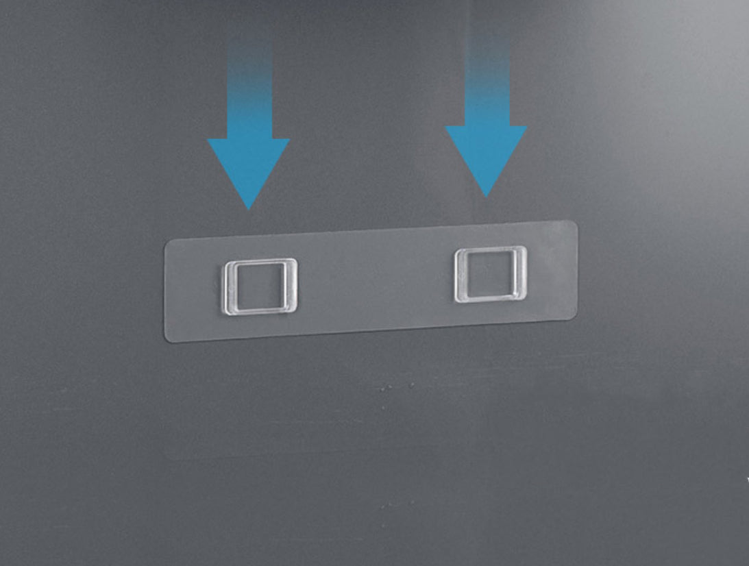 Magnetic Wall-Mounted Toothbrush Holder with Storage Drawer